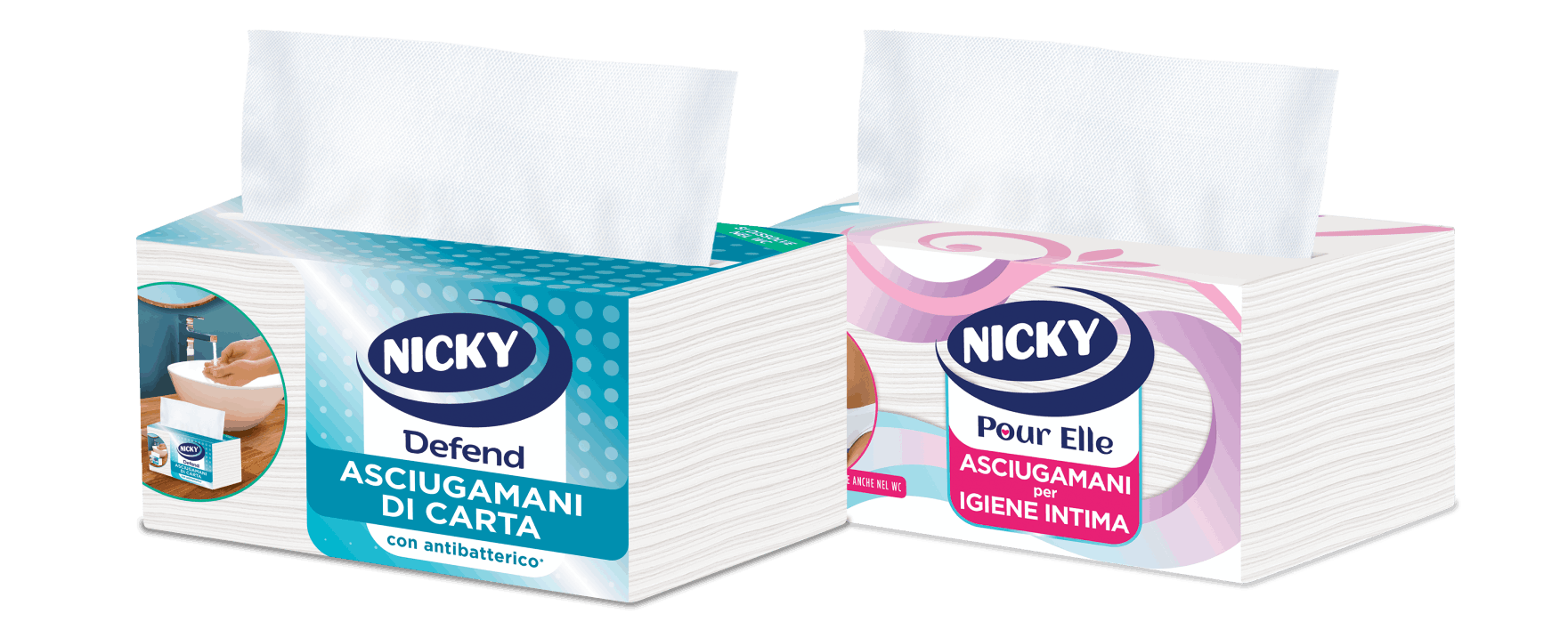 Asciugamani Intimi Monouso Nicky Pour Elle, 10 Confezioni da 100  Asciugamani
