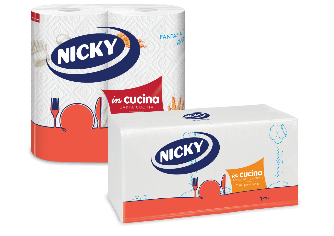 Nicky Lemon Kitchen Paper - 2 Rolls Of 100 Absorbent Sheets, 2-Ply - View #10